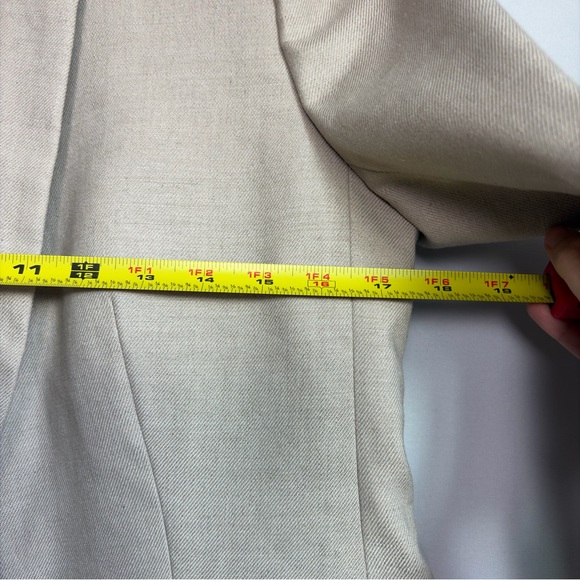 J Crew Parke Blazer Sz 4 Flax Beige Linen Blend Single Button Jacket NWT Career - Picture 6 of 14